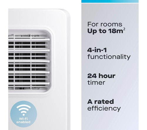 DAEWOO COL1600GE 9000 BTU Smart Air Conditioner Heater & Dehumidifier