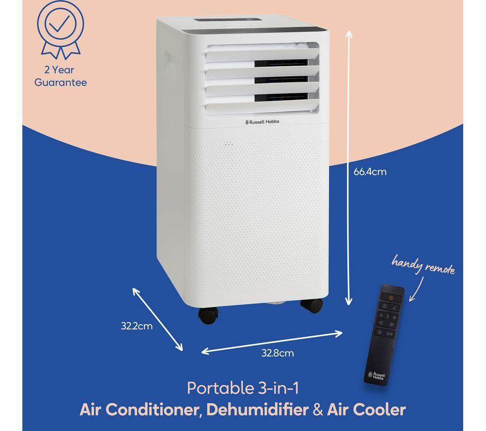 RUSSELL HOBBS RHPAC3001 3-in-1 Portable Air Conditioner