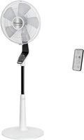 Rowenta Pedestal Fan Turbo Silence Extreme, 14 Speed Levels, 32 dB Silent Night Mode, Remote Control, Oscillation, Height-Adjustable, Air Circulation up to 8.2 m, White, VU5690F0