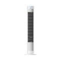 Devola Platinum 38 Inch Tower Fan with Remote, White & Silver - DVTF38PWH