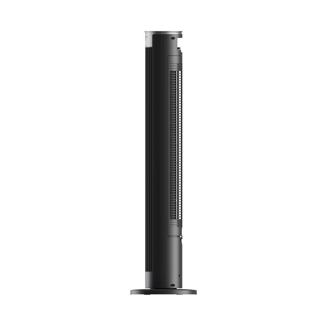 Devola Platinum 38 Inch Tower Fan with Remote, Black & Silver - DVTF38PBS