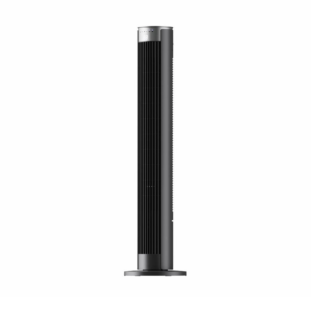 Devola Platinum 38 Inch Tower Fan with Remote, Black & Silver - DVTF38PBS