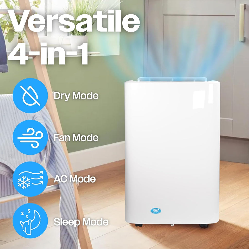 Premiair 12,000BTU Portable Air Conditioner with Remote Control, Window Kit and Dust Cover - EH1924