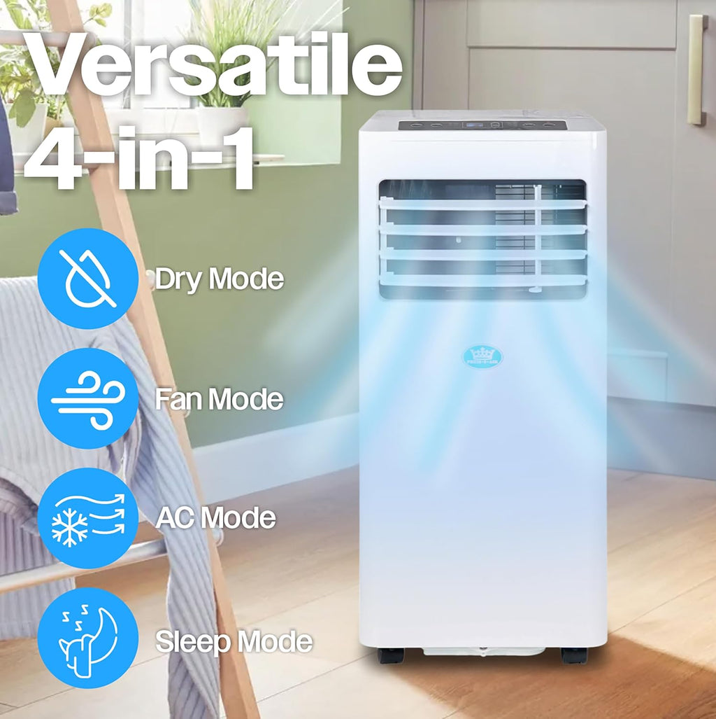 Premiair 8,000 BTU Portable Air Conditioner with Remote Control, Window Kit and Dust Cover - EH1922