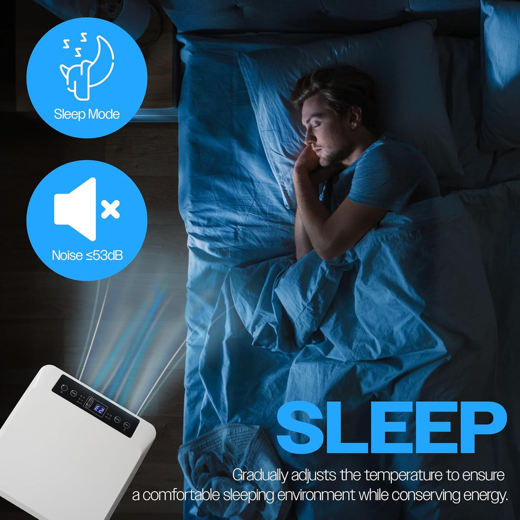 Premiair 8,000 BTU Portable Air Conditioner with Remote Control, Window Kit and Dust Cover - EH1922