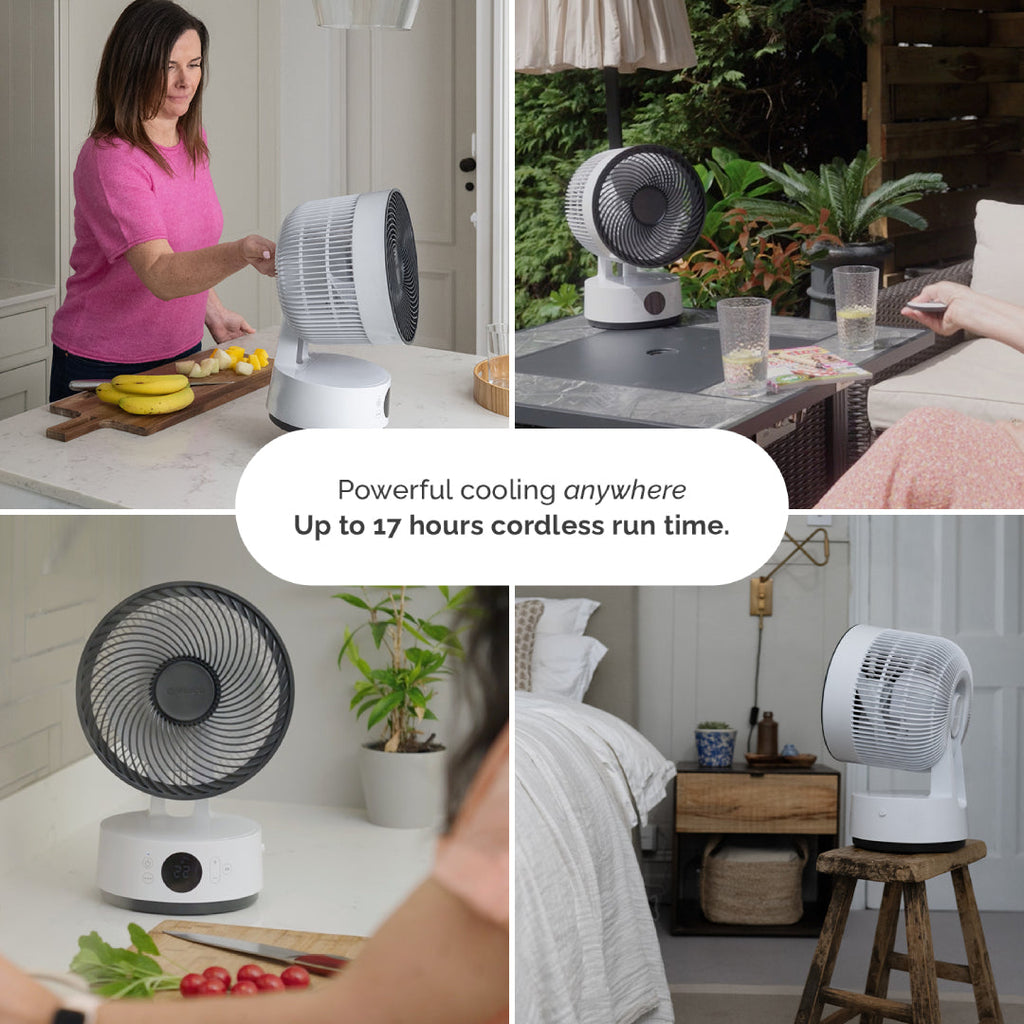 MeacoFan Sefte® 8 Inch Portable Battery Air Circulator - SEFTE8DS