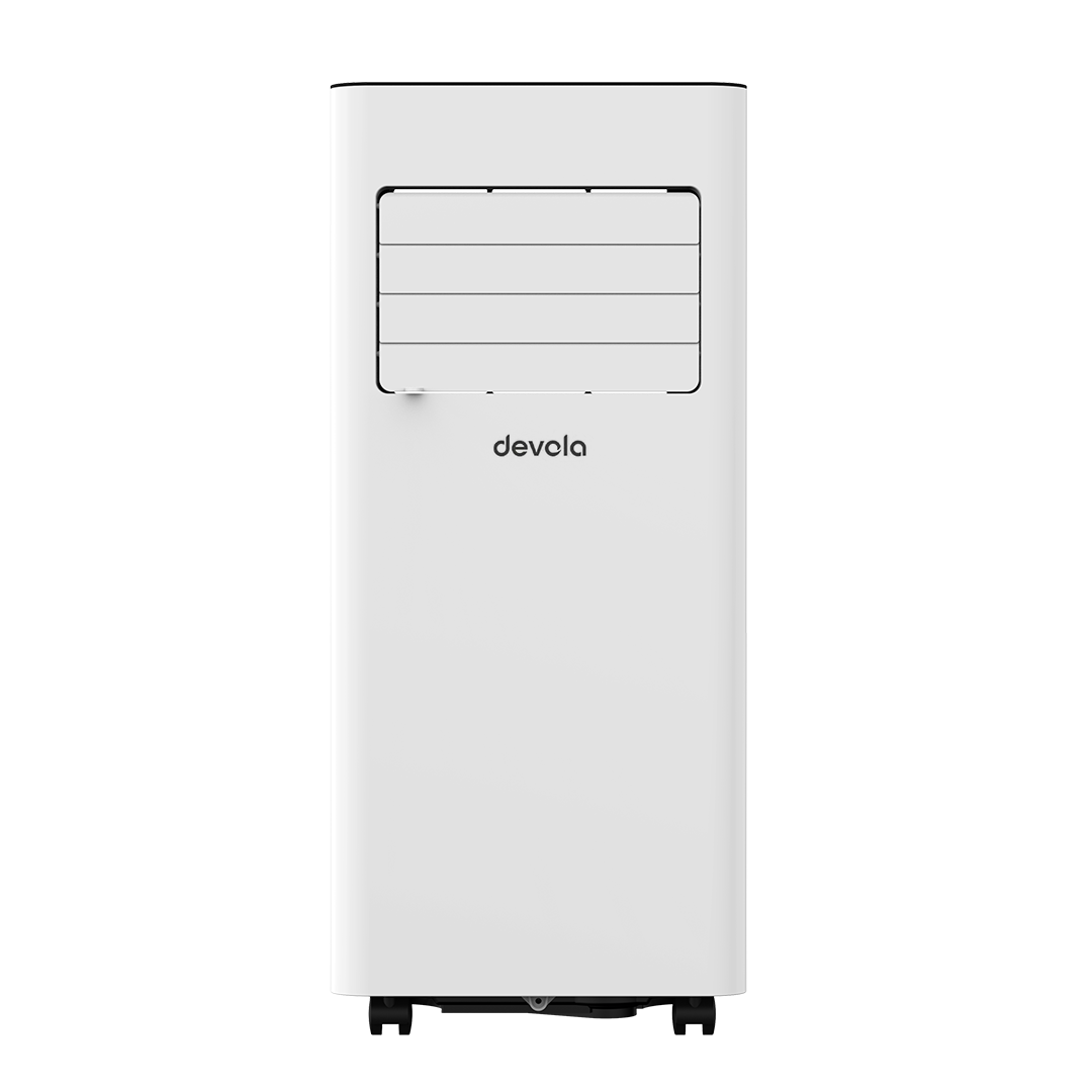 Devola Compact Portable Air Conditioner with Wi-Fi and 2x Window kits - 5000 BTU - Cooling - White - DVAC5K