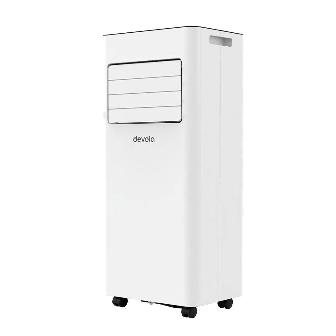 Devola Compact Portable Air Conditioner with Wi-Fi and 2x Window kits - 5000 BTU - Cooling - White - DVAC5K