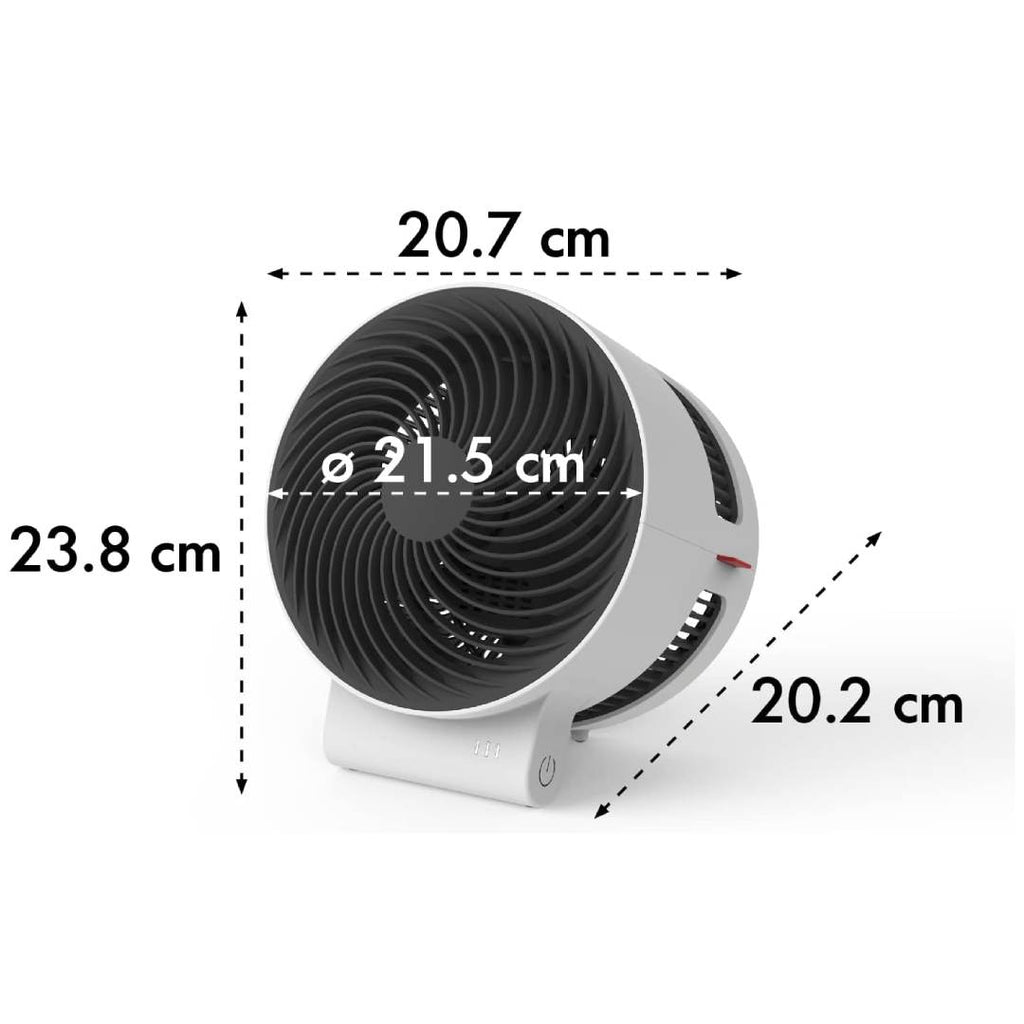 Boneco F100 Air Shower Desktop Fan – Powerful Compact Air Circulator for Whole-Room Cooling - BF100