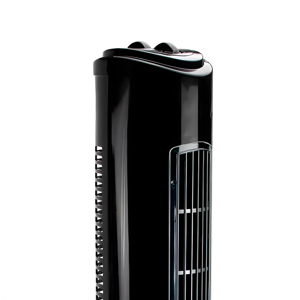 Status 32" Oscillating Tower Fan - 3 Speed, 120 Timer, 360 Degree - Black - S32BTOWERFAN