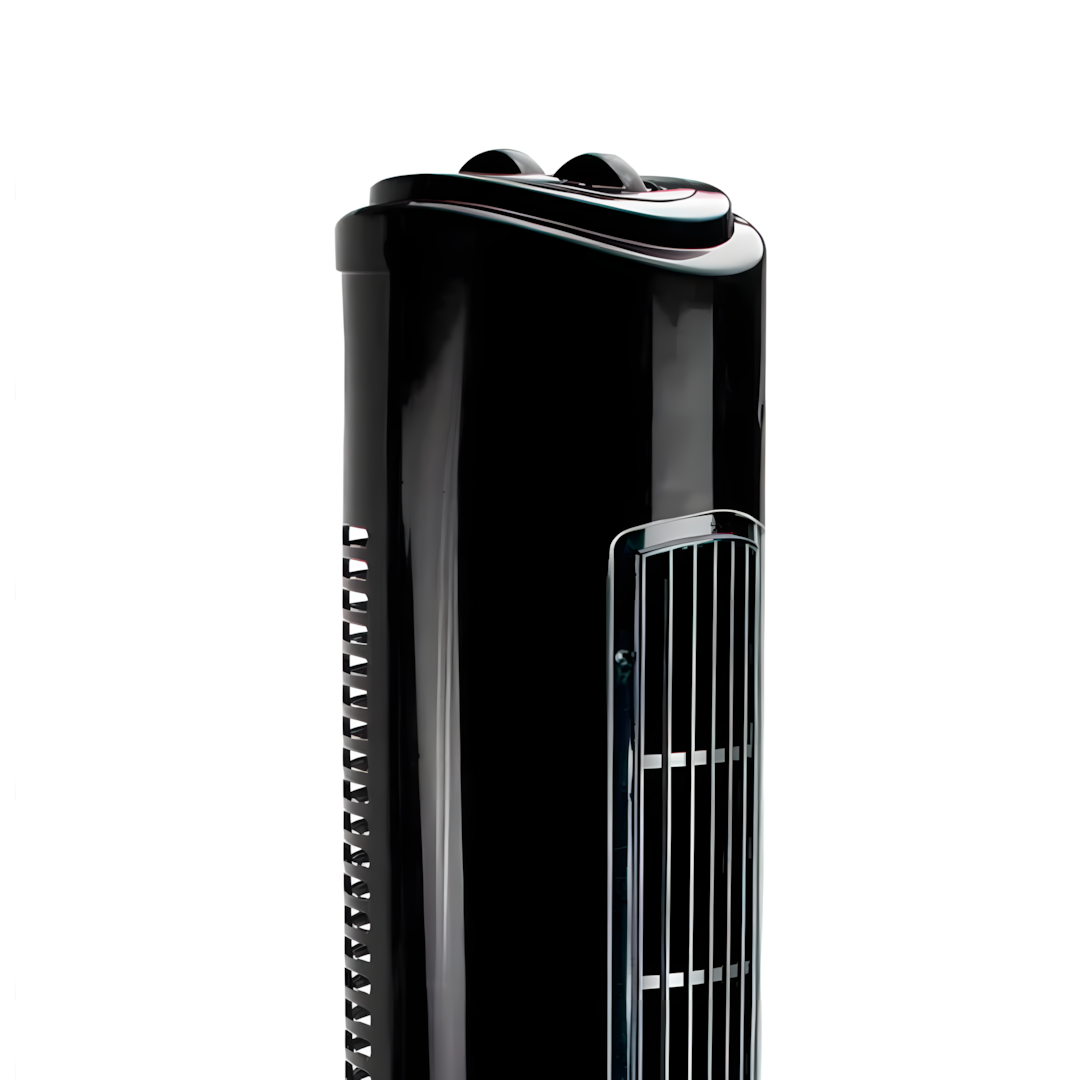 Status 32" Oscillating Tower Fan - 3 Speed, 120 Timer, 360 Degree - Black - S32BTOWERFAN