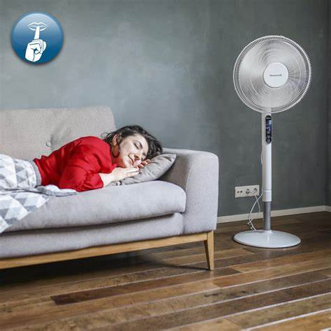 Honeywell QuietSet Oscillating Pedestal Fan - White - HSF600WE1