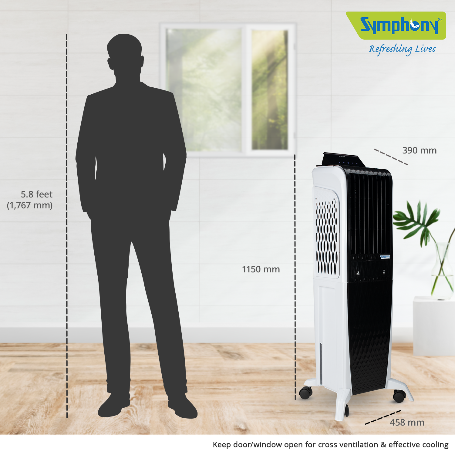 Symphony Diet 3D 40i Evaporative Air Cooler - DIET3D40i