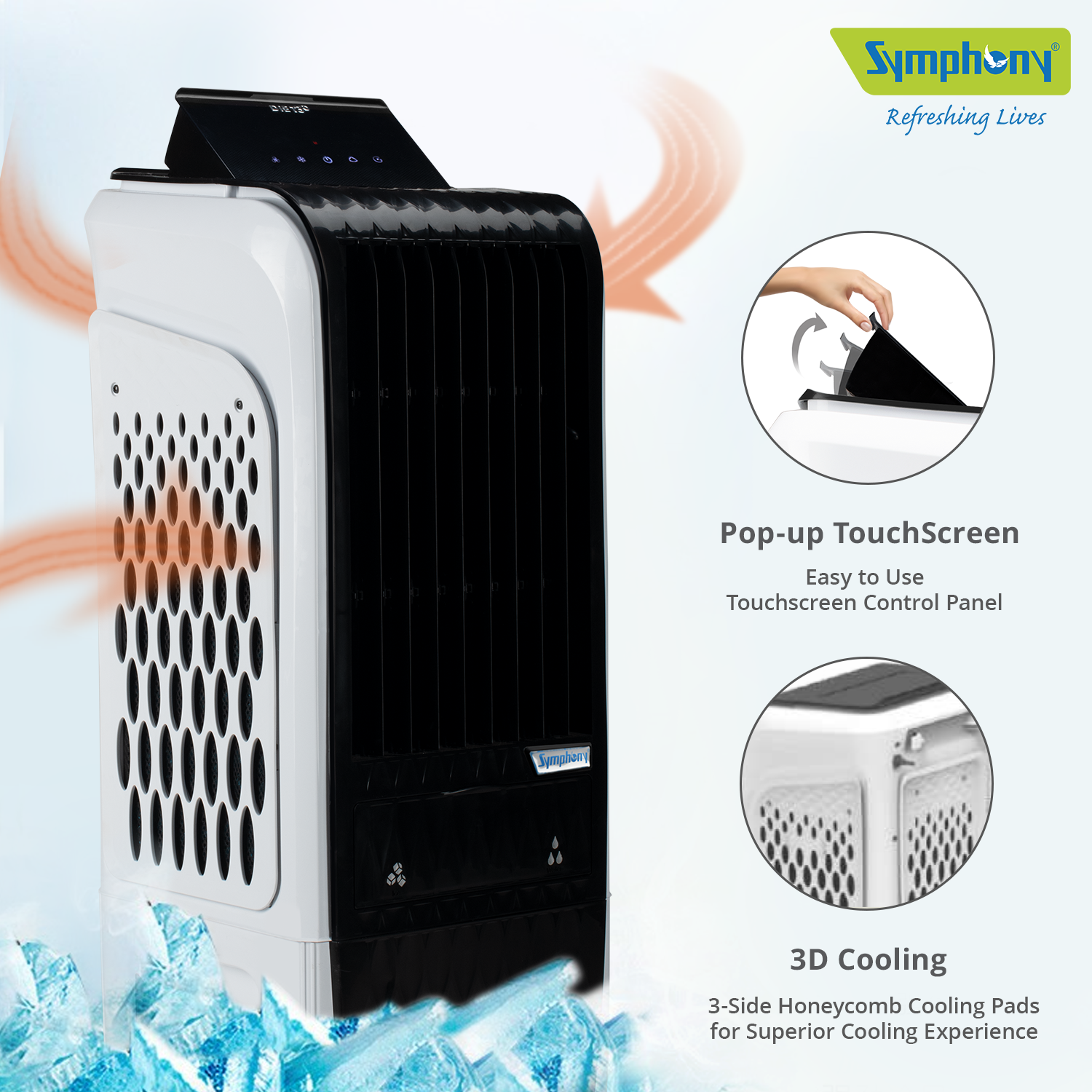 Symphony Diet 3D 40i Evaporative Air Cooler - DIET3D40i
