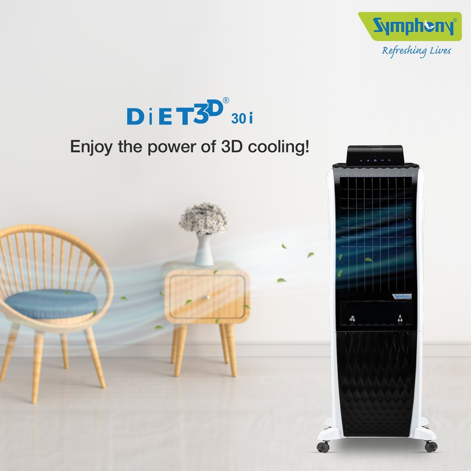 Symphony Diet 3D 30i Evaporative Air Cooler - DIET3D30i