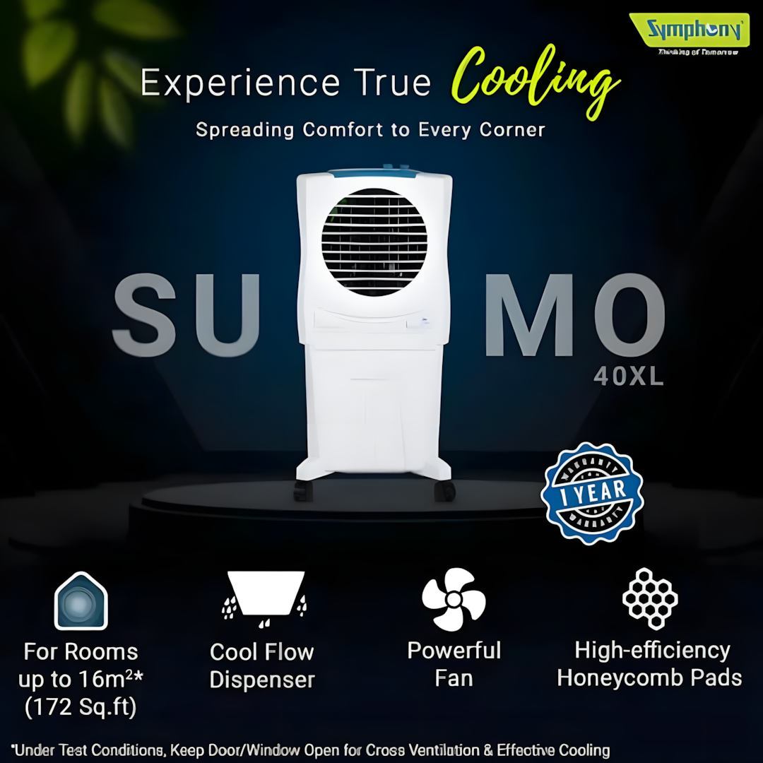 Symphony Sumo 40XL Desert Evaporative Air Cooler - Sumo40XL