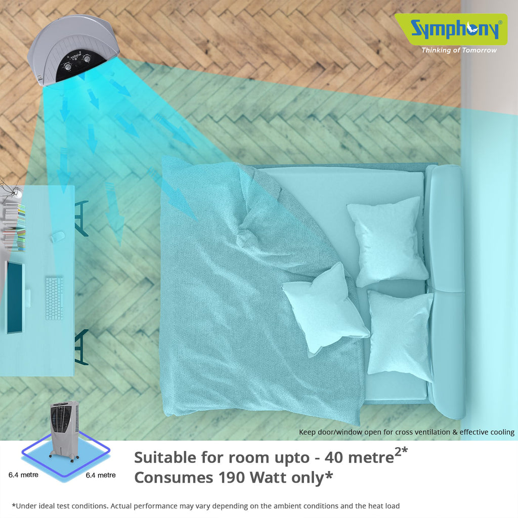 Symphony Winter 80L Commercial Evaporative Air Cooler - WINTER80XL
