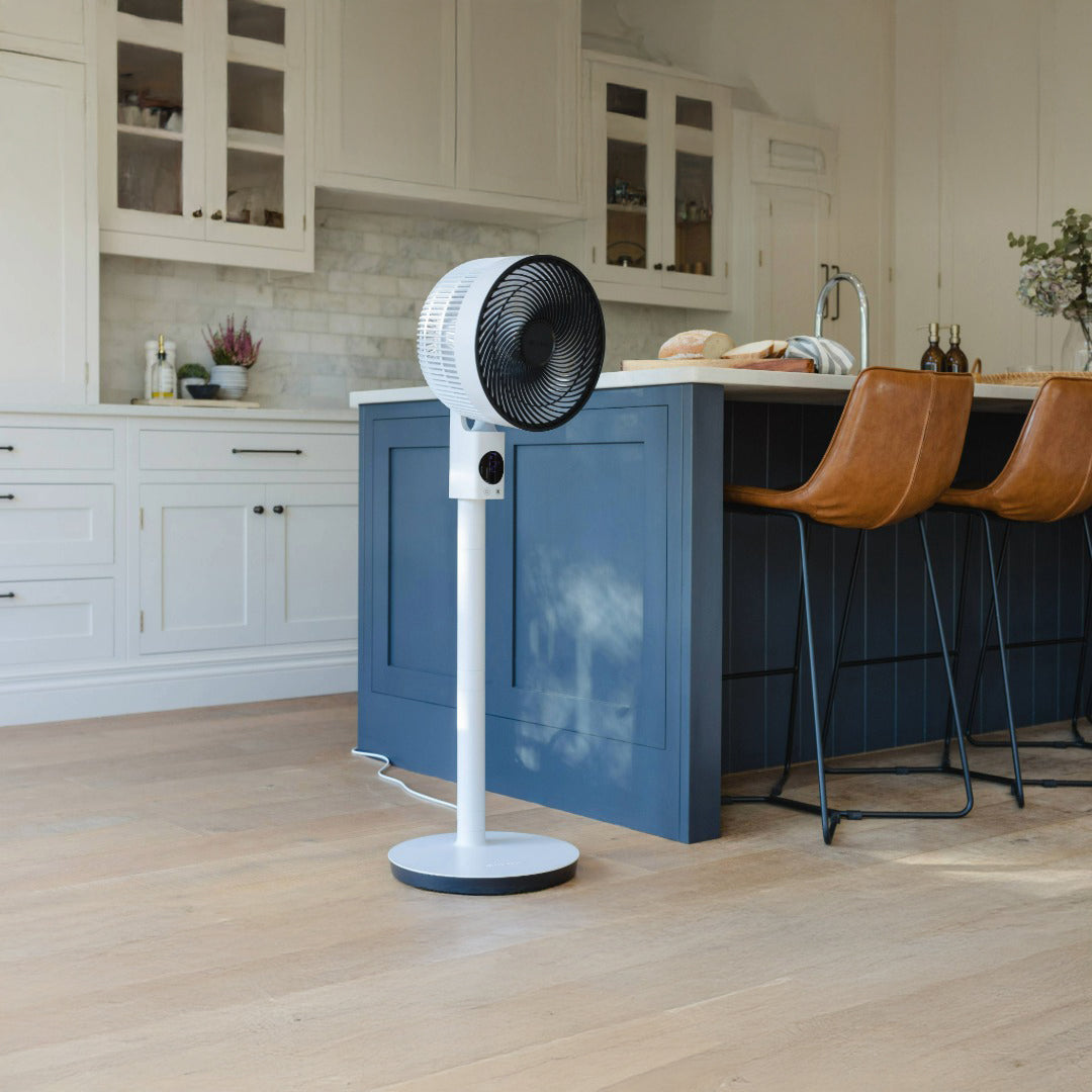 MeacoFan Sefte 10" Pedestal Air Circulator White - SEFTE10PS