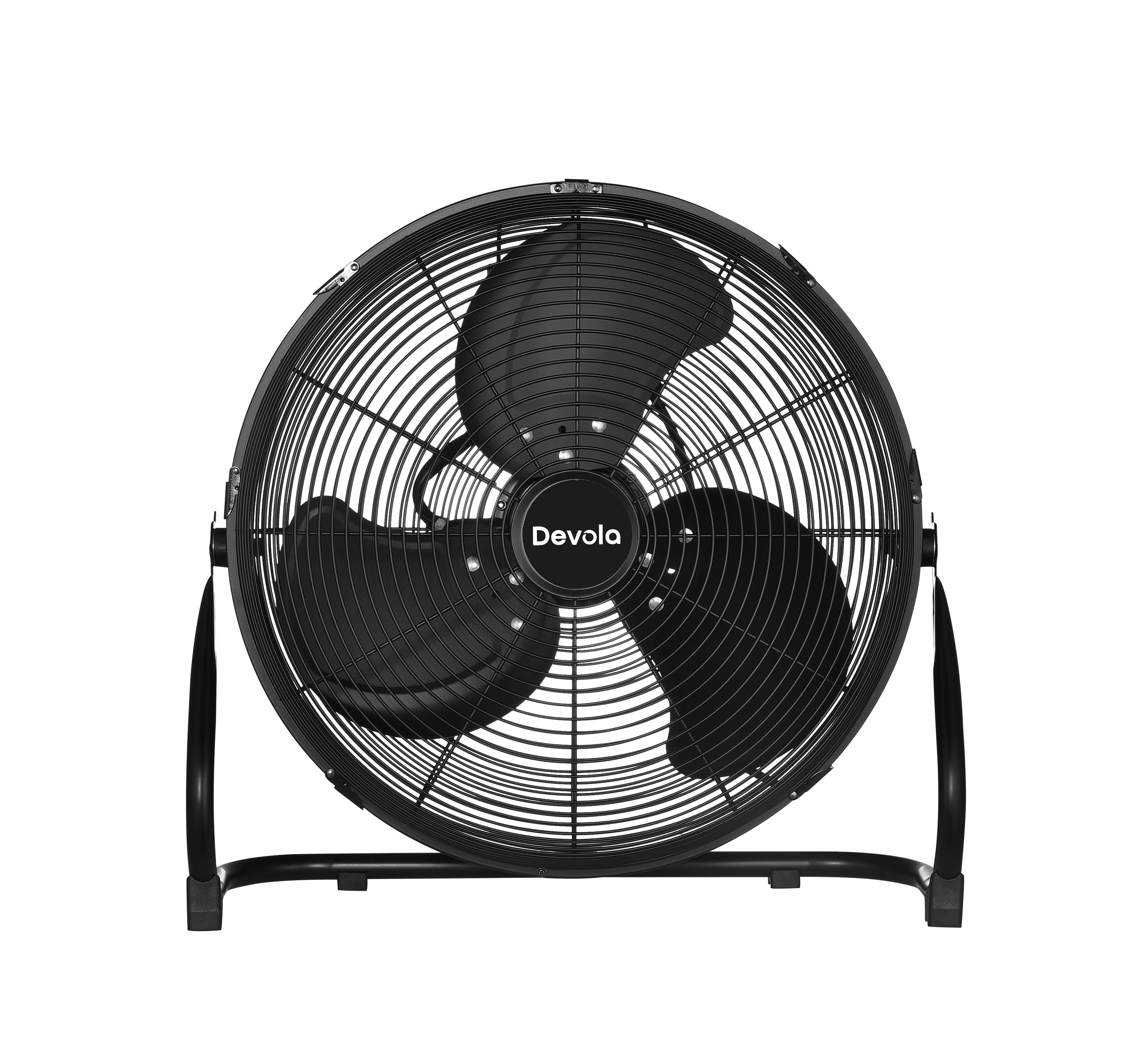 Devola 3 Speed 16-inch Floor Fan - Black - DV16FFB