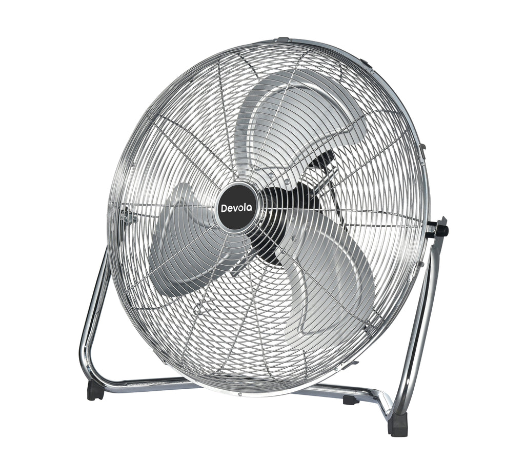 Devola 3 Speed 16-inch Floor Fan - Chrome - DV16FFC