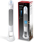 Honeywell QuietSet Whole Room Oscillating Tower Fan, 5 Speed Settings, Oscillating 80, Timer Function, Auto-Off Lights, Remote Control HYF260