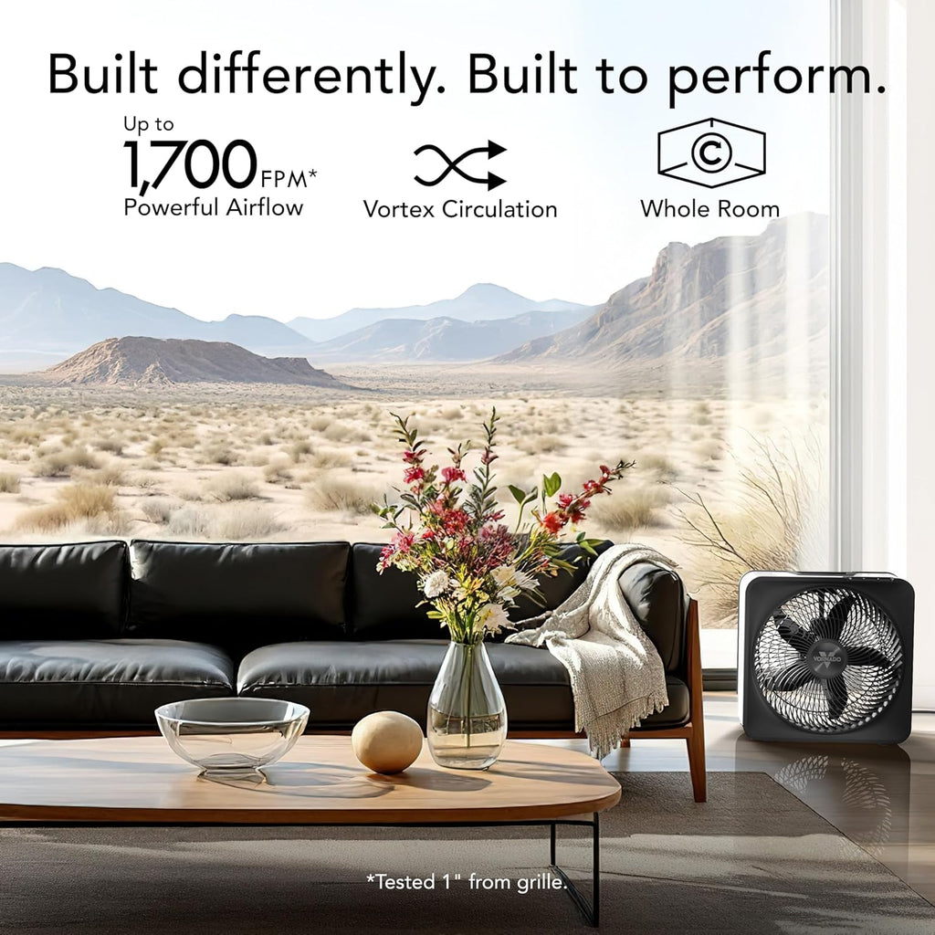 Vornado Model 80 High Speed Fan with Removable Grille, 5 Speed Settings, Powerful Airflow, Air Circulation throughout the Room, Quiet Operation